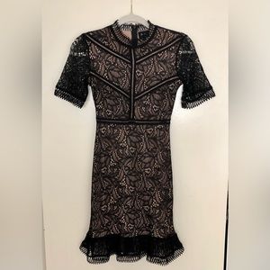 Designer Bardot dress. Seize Xs petite.